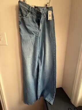 Lee High Rise A Line Jeans 27x33 NWT Light Wash Crystal Clear